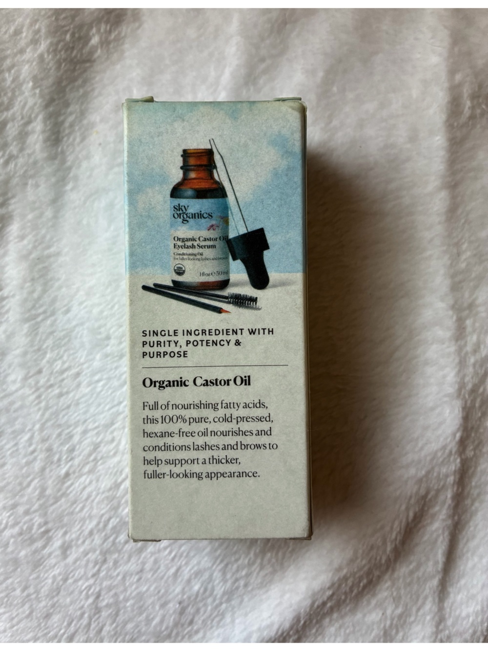 Organic Castor Oil Eyelash Serum - Picture 2 of 5